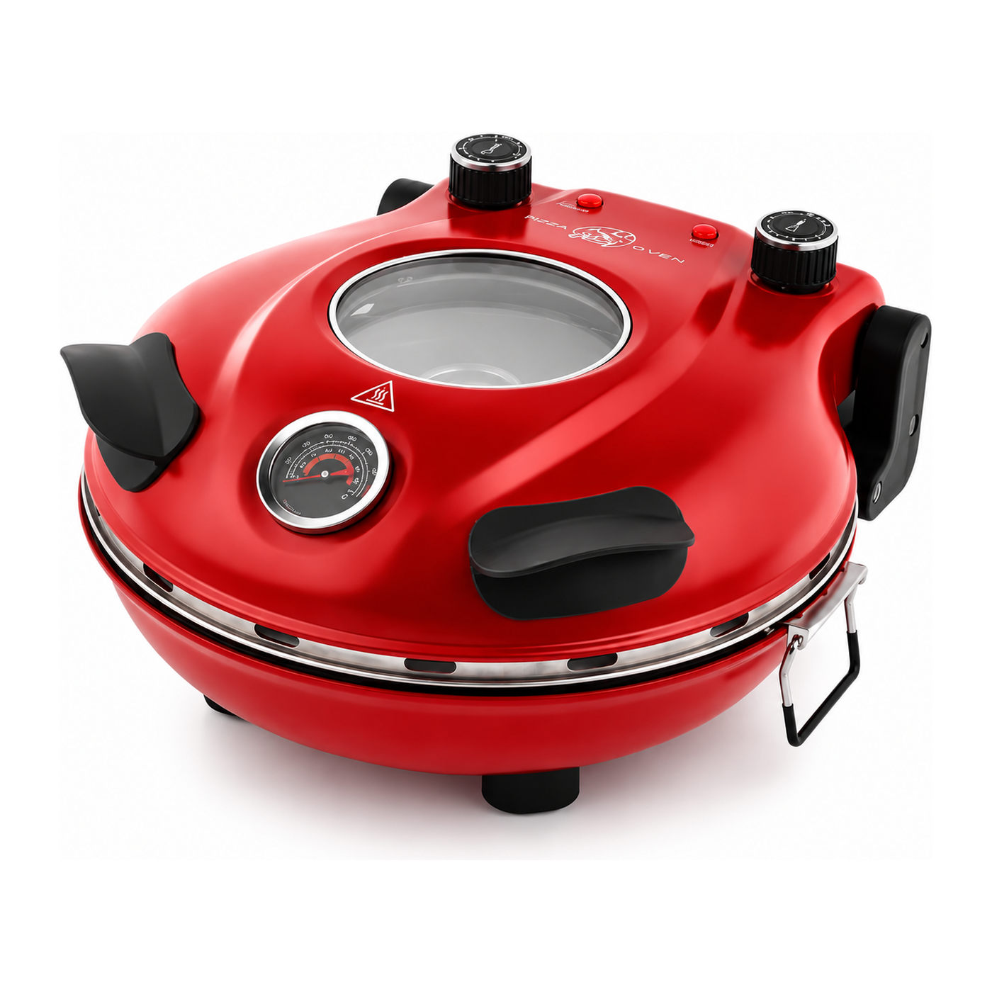 FornoVivo elektrische pizza-oven rood